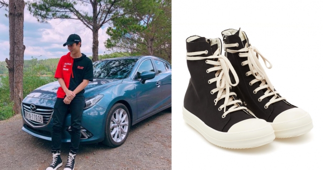 Ngắm bộ sưu tập giày hàng hiệu của tuyển thủ Văn Toàn