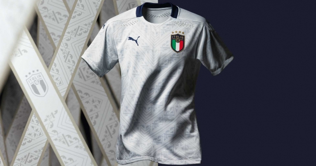 Đội tuyển Ý có áo đấu sân khách mới ấn tượng