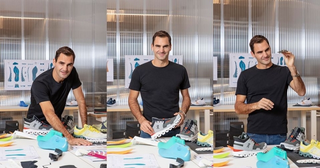 Roger Federer đầu tư vào thương hiệu giày On của Thụy Sỹ