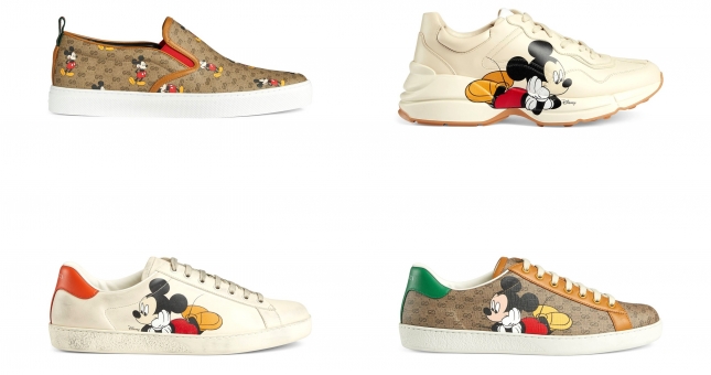 Gucci gây sốt với Sneaker chuột Mickey