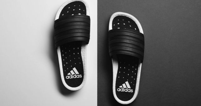 Adidas ra mắt dép adilette với đệm Boost độc đáo