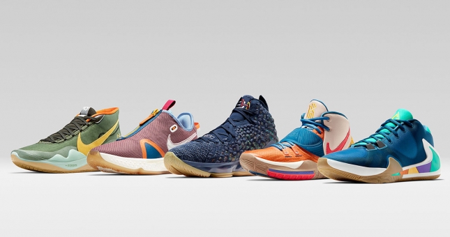 Nike ra mắt 5 đôi giày bóng rổ phiên bản siêu sao