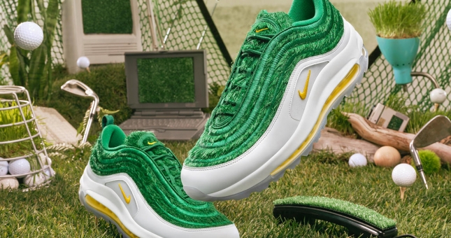 Nike có thêm giày đánh golf Air Max 97 G 'xanh mượt'