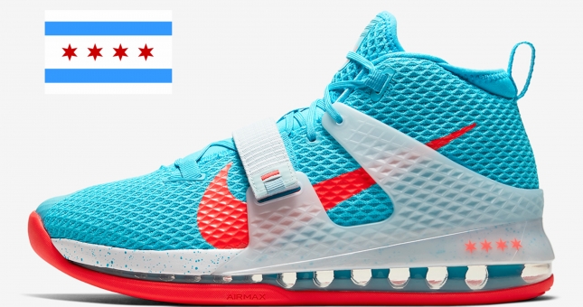 Nike Air Force Max II lấy chủ đề lá cờ Chicago
