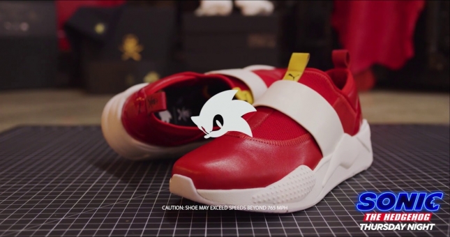 Puma làm phiên bản thật giày siêu tốc của nhím Sonic
