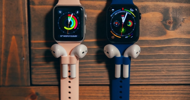 Xuất hiện dây đeo Apple Watch cài được Airpods lạ mắt