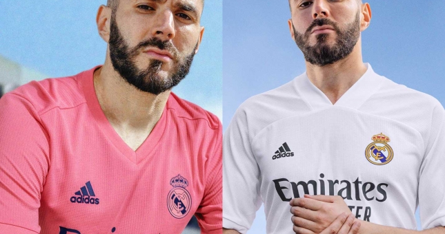 Áo sân nhà và sân khách 20/21 của Real ra mắt đồng thời