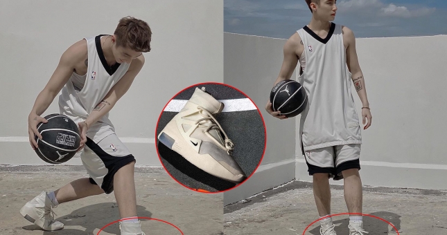 Cư dân mạng phát sốt với giày bóng rổ nghìn đô của Sơn Tùng 