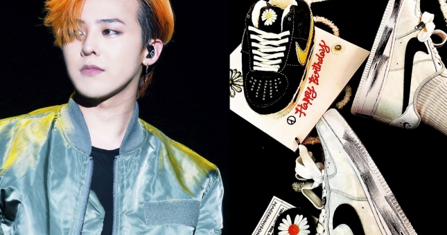 G-Dragon gián tiếp xác nhận về giày mới kết hợp với Nike
