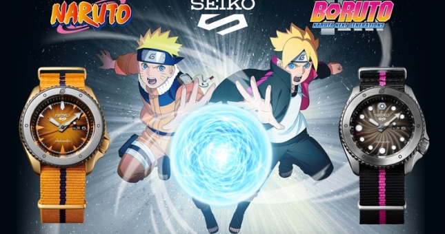 Seiko ra mắt đồng hồ thể thao chủ đề truyện tranh Naruto