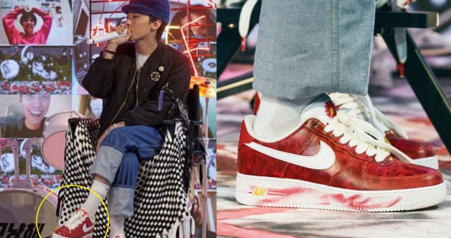 G-Dragon gây sốt khi có thêm một mẫu 'giày hoa cúc' đặc biệt