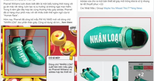 Cư dân mạng phát sốt với Adidas NMD 'Nhân Loại' của Việt Nam