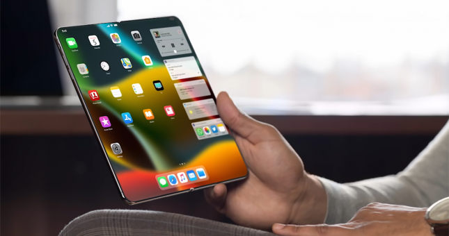 Apple bí mật thử nghiệm iPhone màn hình gập