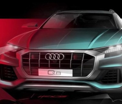 Audi Q8 tiếp tục lộ diện trong Teaser phác thảo thiết kế mới