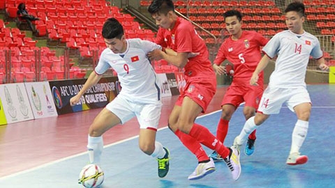 Hòa Thái Lan, U20 futsal Việt Nam có cơ hội lớn dự giải Châu Á