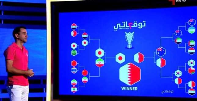 Xavi 'nổ tưng bừng' khi dự đoán chính xác kết quả Asian Cup