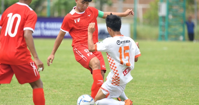 U15 PVF tiếp tục thất bại trước đại diện Thái Lan
