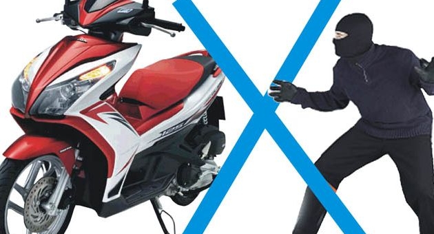 Bỏ túi 6 bí kíp chống trộm xe máy hiệu quả