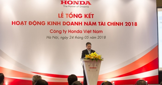 Honda Việt Nam tổng kết hoạt động năm tài chính 2018