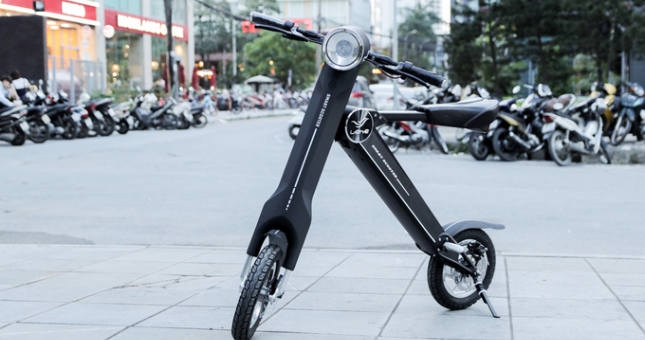 Lạ mắt xe điện gấp giá 15 triệu gây sốt tại Việt Nam