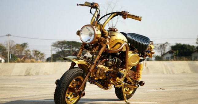 Honda Monkey dát vàng siêu độc đáo của dân chơi người Thái