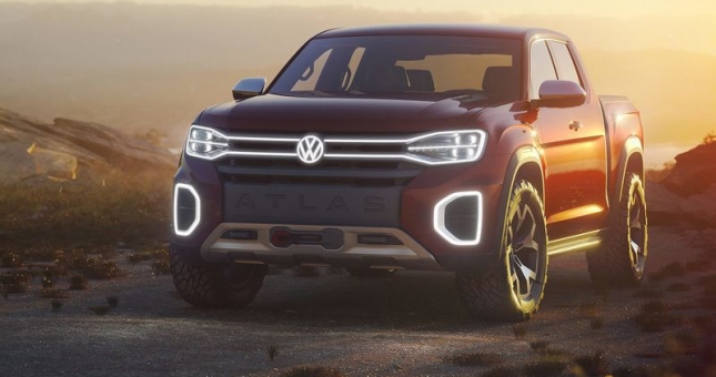 Wolkswagen sản xuất xe bán tải Atlas Tanoak, tham vọng 'hạ bệ' Ford Ranger
