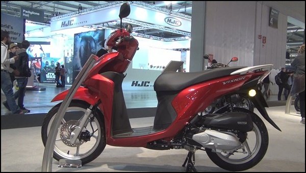 Honda Vision mới sẽ được tích hợp Smart Key