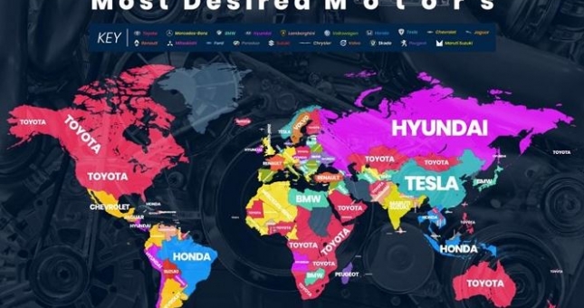 Toyota là hãng xe được tìm kiếm nhiều nhất qua Google