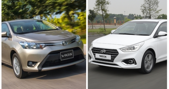So sánh xe Toyota Vios và Hyundai Accent: Kẻ tám lạng người nửa cân