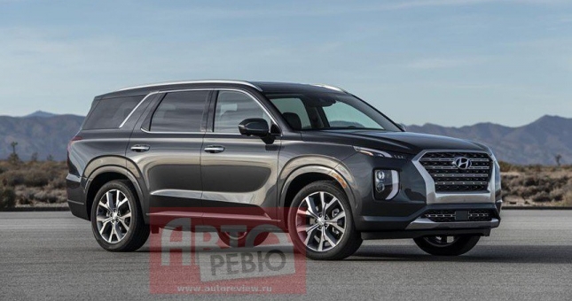 Hyundai Palisade - SUV siêu lớn của Hyundai lộ hình ảnh trước ngày ra mắt