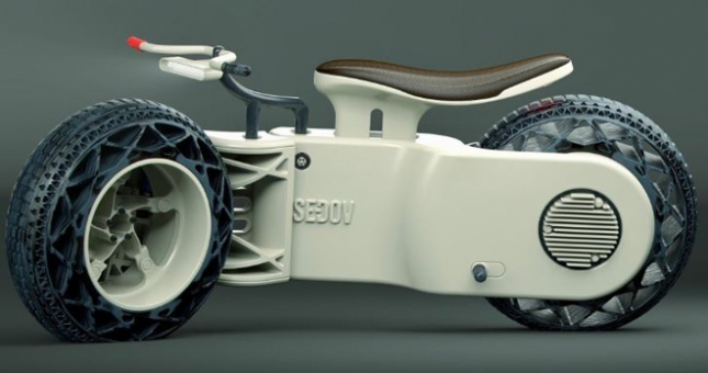 Độc đáo chiếc xe có kiểu dáng hình 'con nhộng'