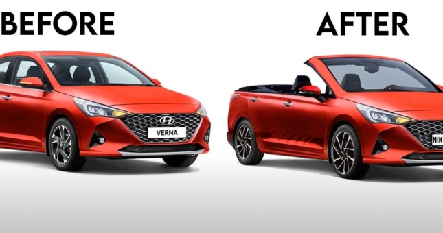 Hyundai Accent 2020 sắp trình làng phiên bản mui trần giá rẻ