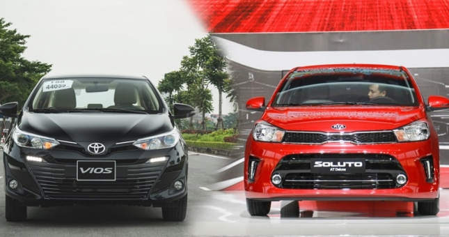 Toyota Vios và Kia Soluto: Chọn mua xe nào với 500 triệu?