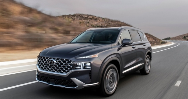 Hyundai SantaFe 2021 bất ngờ lộ thông số động cơ tại Mỹ