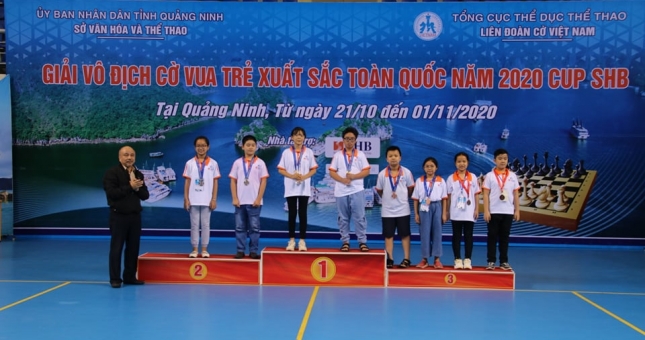 Kết thúc giải Cờ vua trẻ xuất sắc toàn quốc: TP.HCM nhất toàn đoàn