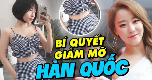 Cách giảm cân theo nguyên tắc của người Hàn giúp dáng đẹp eo thon