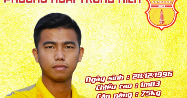 CLB Nam Định thử việc trung vệ nội có chiều cao khủng