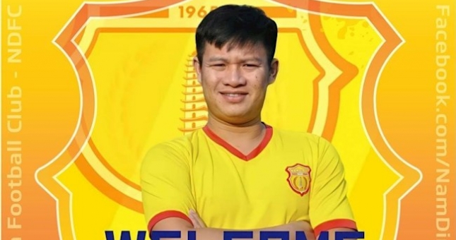 CLB Nam Định có thêm chân sút nội người Huế