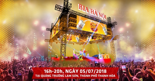 Lễ hội Bia Hà Nội quay trở lại xứ Thanh với quy mô lớn nhất chưa từng có