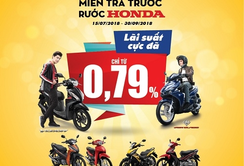 10 khách hàng được HD SAISON tặng xe SH