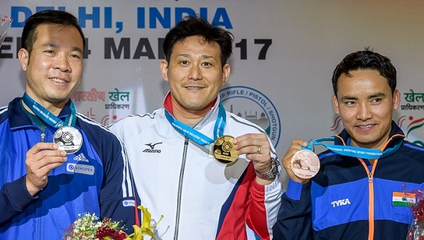 Hoàng Xuân Vinh tham dự Cup Bắn súng thế giới tại Ấn Độ 