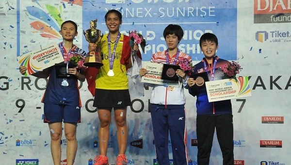 Indonesia vượt Trung Quốc dẫn đầu tại giải cầu lông trẻ VĐTG