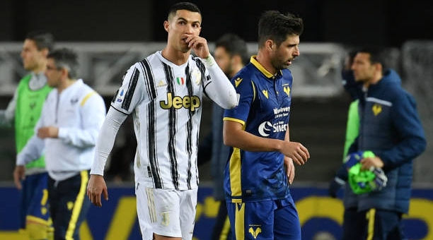 Ronaldo nổ súng, Juventus vẫn không thể giành chiến thắng trước Hellas Verona