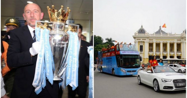 Cúp Ngoại hạng Anh đến Việt Nam, diễu hành quanh Hà Nội