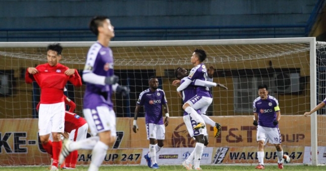 Vùi dập TQN, Hà Nội tiếp tục thể hiện đẳng cấp số 1 V.League