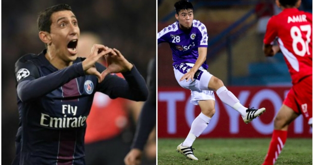 Di Maria 'thích' siêu phẩm của Duy Mạnh ở AFC Cup