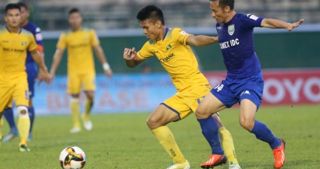 Vùi dập Bình Dương, SLNA thẳng tiến vào top 4 V-League