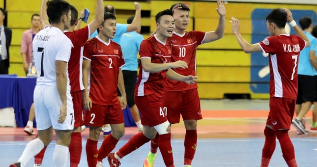 Vùi dập Myanmar, Việt Nam giành vé dự VCK futsal châu Á 2020