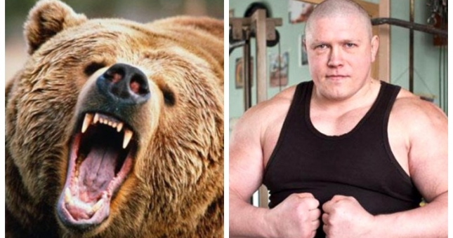 VIDEO: Võ sĩ MMA đánh nhau với gấu khổng lồ