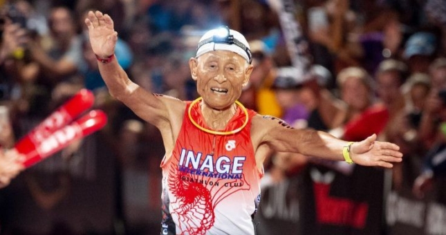 Cụ ông Nhật Bản tự phá kỷ lục 'Người Sắt' già nhất thế giới
